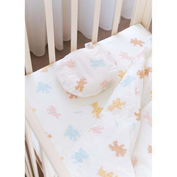 ベッド 寝具 「Sleep」「BABY」ぬいぐるみ柄 掛け布団カバー