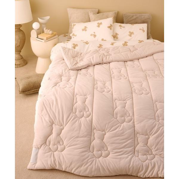 ZOZO問い合わせ番号:90320206ショップ:gelato pique，ジェラート　ピケブランド:gelato pique Sleep，ジェラートピケスリープ商品名:【Sleep】ベア柄 キルトケットカテゴリ:インテリア>寝具ブラ...