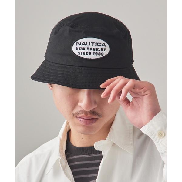 帽子 ハット メンズ 「NAUTICA」ワッペンバケットハット NT085 CBS メンズ レディース