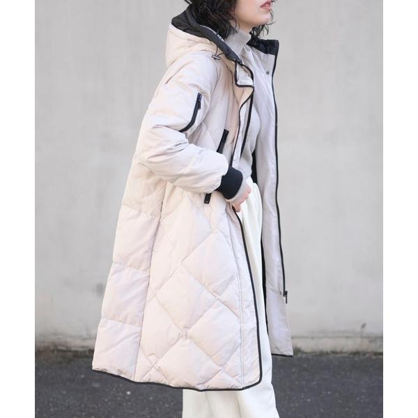 『セール実施中』ZOZO問い合わせ番号:90354608ショップ:Bonjour Sagan，ボンジュールサガンブランド:＆HALF，アンドハーフ，Bonjour Sagan，ボンジュールサガン商品名:バイカラーロングコート（配色/軽量/ダ...