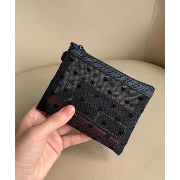 『セール実施中』ZOZO問い合わせ番号:90355360ショップ:Auntie Rosa，アンティローザブランド:E&amp;C closet…，イーアンドシークローゼット商品名:スクエアハート柄ポーチBLACK(S)カテゴリ:財布/小物&...