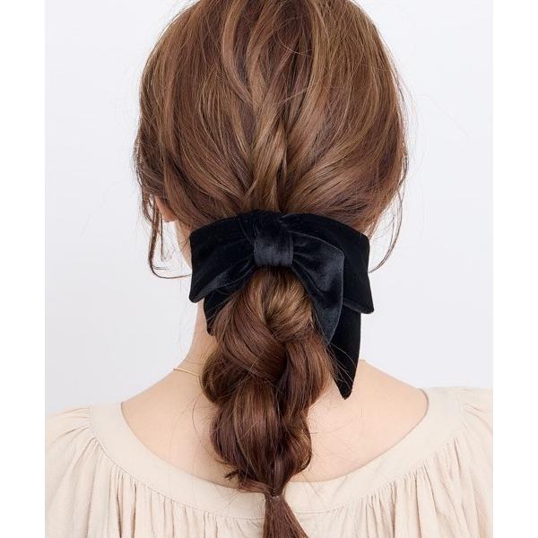 『タイムセール実施中』ZOZO問い合わせ番号:90358119ショップ:perky room，パーキールームブランド:Heartdance，ハートダンス，perky room，パーキールーム商品名:ベロア変形リボンフックポニーカテゴリ:ヘア...