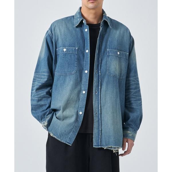 シャツ 「markaware/marka」「別注」 DAMAGE SHIRT メンズ