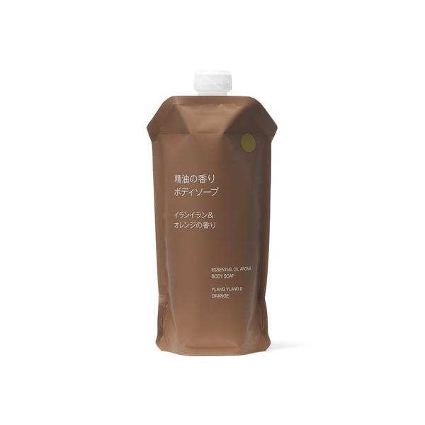 ※このアイテムは返品・交換対象外商品です。コスメ商品ZOZO問い合わせ番号:90423887ショップ:無印良品，ムジルシリョウヒンブランド:無印良品，ムジルシリョウヒン商品名:精油の香り　ボディソープ　イランイラン＆オレンジの香り（詰替用）...