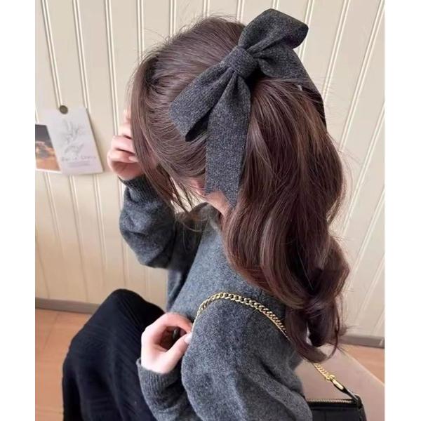 『タイムセール実施中』ZOZO問い合わせ番号:90518039ショップ:RiNc，リンクブランド:ammy.，エイミードット商品名:【 ammy. / エイミードット 】ウール リボン ヘアバレッタ / ヘアアクセカテゴリ:ヘアアクセサリー...