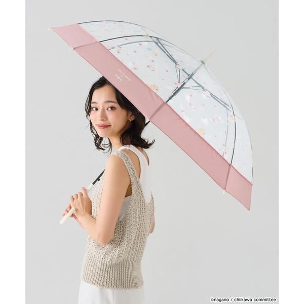 『セール実施中』ZOZO問い合わせ番号:90518641ショップ:Wpc./KiU，ダブリュピーシーキウブランド:Wpc.，ダブリュピーシー商品名:［ビニール傘］ちいかわ お花見 長傘 雨傘 Wpc.カテゴリ:ファッション雑貨>長傘ブ...