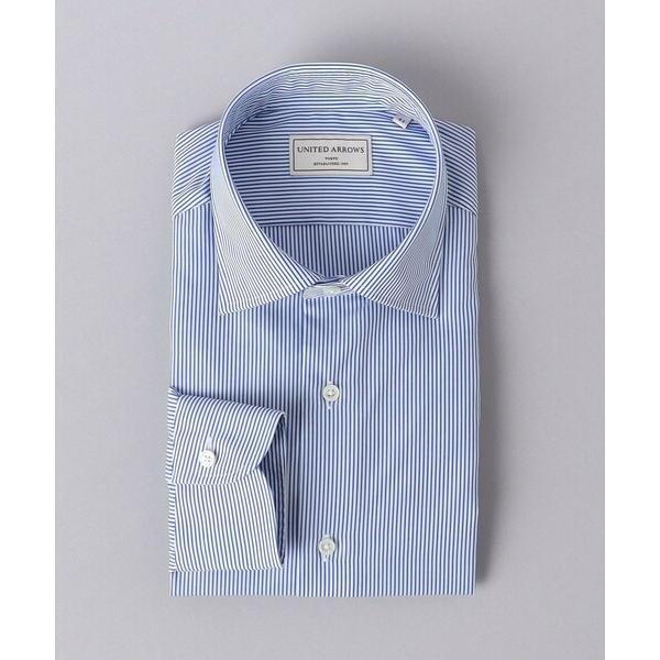 ZOZO問い合わせ番号:90549402ショップ:UNITED ARROWS，ユナイテッドアローズブランド:UNITED ARROWS，ユナイテッドアローズ商品名:イージーケア AG キャンディストライプ セミワイドカラーシャツ -抗菌防臭...