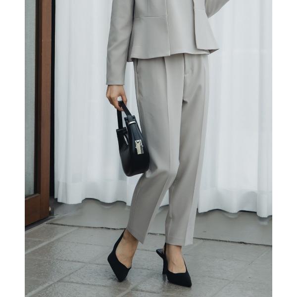ZOZO問い合わせ番号:90657300ショップ:nissen，ニッセンブランド:Petitjo，プッチージョ商品名:小さいサイズ　【レディーススーツ】テーパードパンツ (セットアップ対応・上下別売り)　低身長さん・小柄女性カテゴリ:フォー...