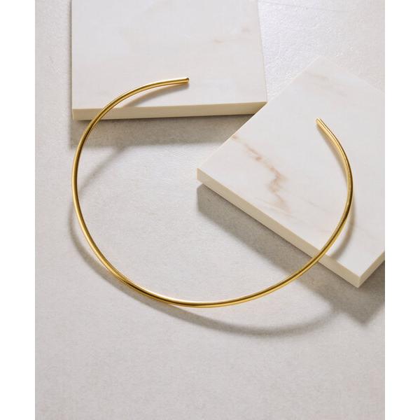 ネックレス ステンレスメタルチョーカー レディース