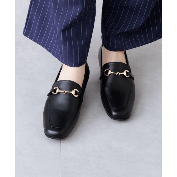 パンプス 「Made in Japan」「HIMIKO」「撥水」ビットデザインヒールローファー/605003