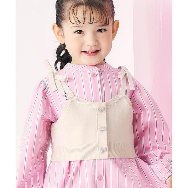 『セール実施中』ZOZO問い合わせ番号:90753606ショップ:F.O.Online Store，エフオーオンラインストアブランド:apres les cours，アプレレクール商品名:【ジュニア対応】リボンチャームニットビスチェカテゴリ...