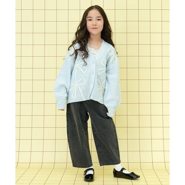 『セール実施中』ZOZO問い合わせ番号:90787432ショップ:LEPSIM，レプシィムブランド:LEPSIM，レプシィム商品名:【KIDS】7ゲージコード刺繍カーディガン　289106カテゴリ:トップス>カーディガン/ボレロブラン...