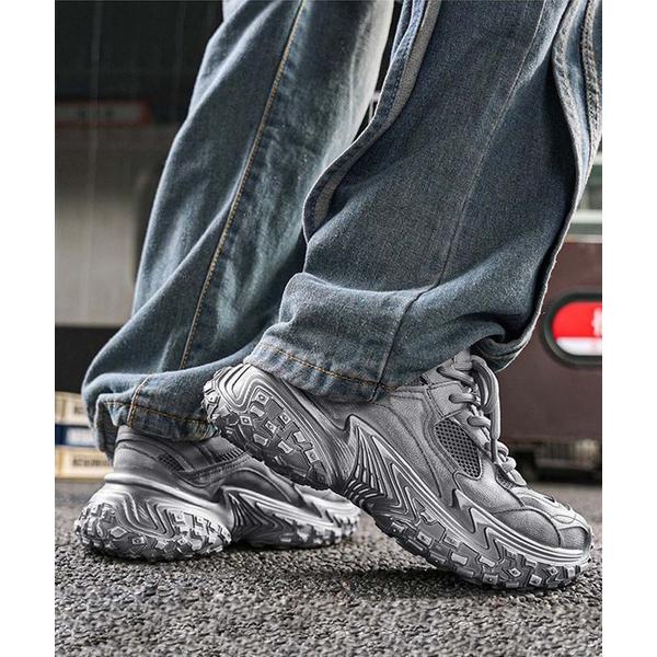 ウォーキングシューズ スニーカー 「SHOES 365」メンズ厚底ダットスニーカー（軽量） メンズ レディース