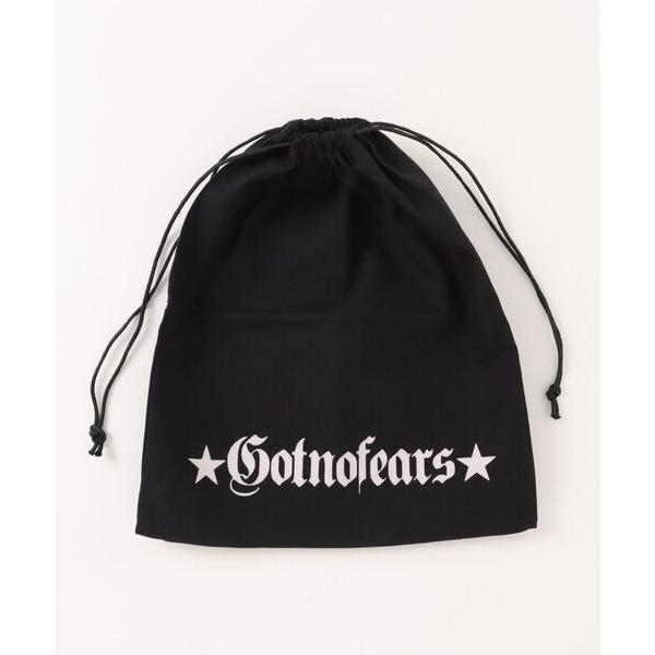 ポーチ 「GOTNOFEARS」ミニロゴ巾着 レディース メンズ