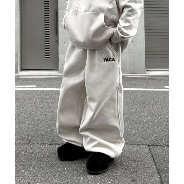 『タイムセール実施中』ZOZO問い合わせ番号:90824568ショップ:ENAF，エナフブランド:YACA，ヤーカ商品名:Embroidery Logo Sweat PT/エンブロイダリーロゴスウェットパンツ【unisex item】カテゴ...