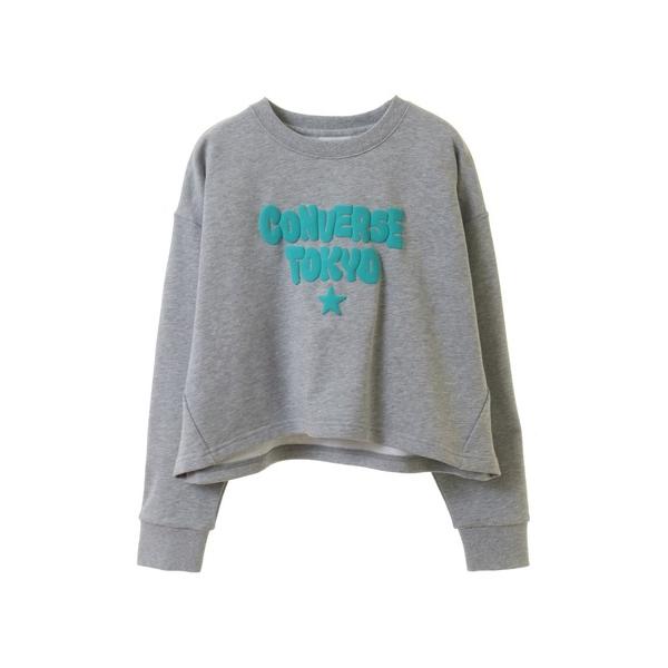 トレーナー スウェット CRUSHEDFOAM PRINT SHORT LOGO SWEAT レディース