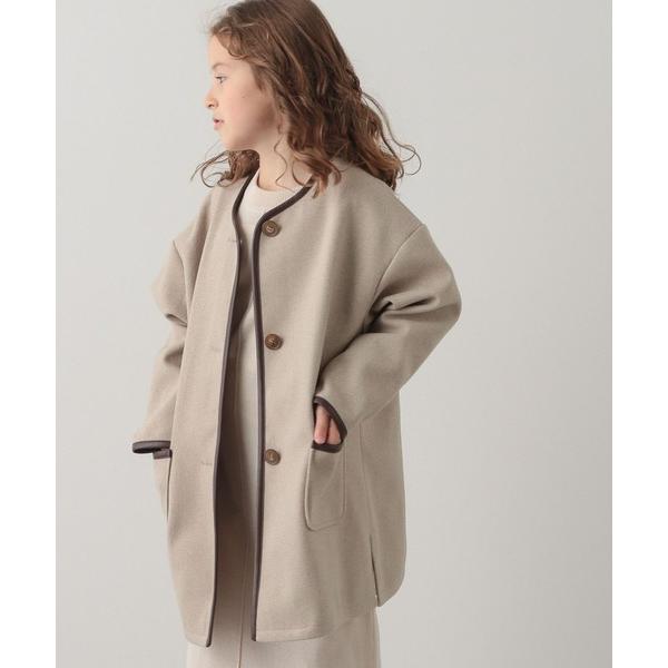 『セール実施中』参考価格：5，500円発売時期：2022年09月コンディション：C（やや使用感あり）使用感があり、やや気になる傷や汚れがあるアイテム全体的：汚れ、毛玉参考商品名：パイピングノーカラーコート/295027参考品番：295027...