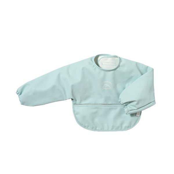 ZOZO問い合わせ番号:91105454ショップ:10mois，ディモワブランド:10mois，ディモワ商品名:【10mois(ディモワ)】お食事ポーチロン 長袖 ミントグリーンカテゴリ:ママ＆ベビー>ベビー寝具/家具ブランド品番:2...