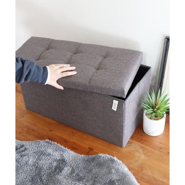 ZOZO問い合わせ番号:91139388ショップ:LAKOLE，ラコレブランド:LAKOLE，ラコレ商品名:【収納力抜群・椅子にもなる】ストレージスツール[モノクロ](W60cm) / 284431カテゴリ:インテリア&gt;収納グッズブラ...