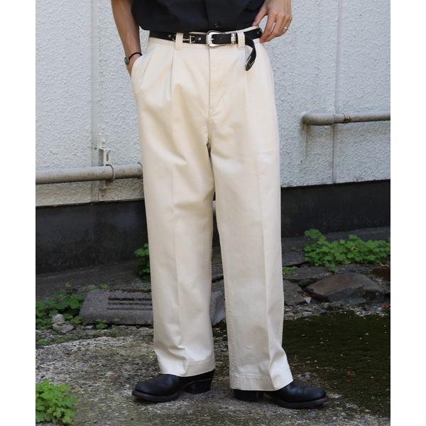 パンツ 2TUCK TWILL TROUSERS PANTS / トラウザーパンツ メンズ レディース
