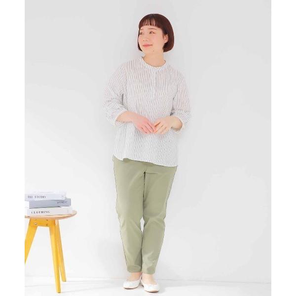 パンツ 「L〜6L 大きいサイズ」ストレートストレッチパンツ レディース