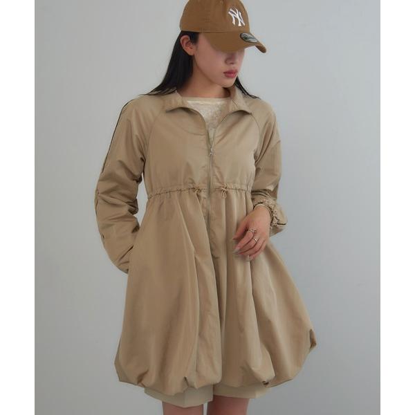 ワンピース 「MAGASIN DE MODE Onjna」T/Nタフタトラックバルーンミニワンピース XNN