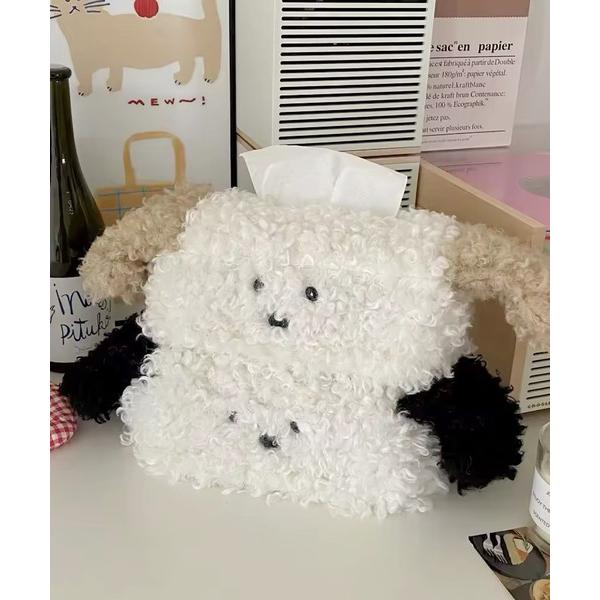 『タイムセール実施中』ZOZO問い合わせ番号:91145424ショップ:RiNc，リンクブランド:ammy.，エイミードット商品名:【 ammy. / エイミードット 】  くるくる カール ドッグ ティッシュケースカテゴリ:インテリア&g...