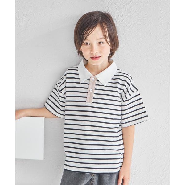 ZOZO問い合わせ番号:91176507ショップ:pairmanon，ペアマノンブランド:pairmanon，ペアマノン，coucou manon，ククゥ マノン商品名:【綿100%】【リンクコーデ】クレイジー配色ポロトップスカテゴリ:トッ...