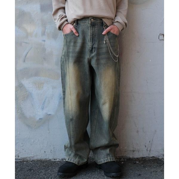 『セール実施中』ZOZO問い合わせ番号:91179667ショップ:WEGO，ウィゴーブランド:WEGO，ウィゴー商品名:WEGO/イージー3Dバレルレッグデニムパンツ【S，M，Lのサイズ展開☆】カテゴリ:パンツ>デニムパンツブランド品...