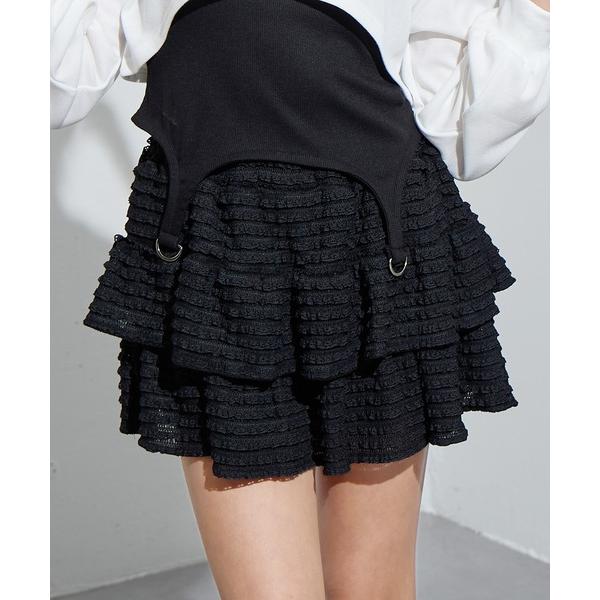 『タイムセール実施中』ZOZO問い合わせ番号:91179878ショップ:cross marche，クロスマルシェブランド:BISKEE，ビスキー商品名:フリルレース ミニスカート/スカパンカテゴリ:スカート>スカートブランド品番:21...