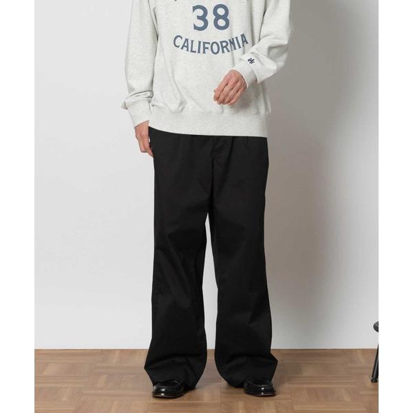 パンツ 「BACK NUMBER」ストレッチワイドトラウザー メンズ レディース