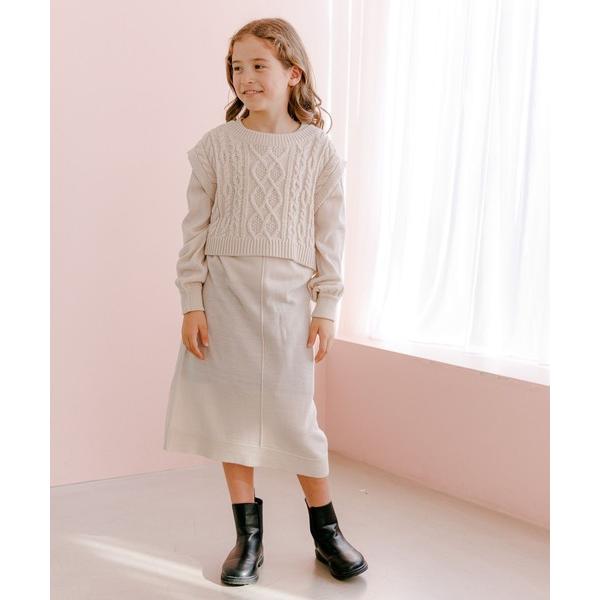 参考価格：5，225円発売時期：2022年11月コンディション：B（目立つ使用感なし）使用感が少ない、または気にならないアイテム内側・袖口・脇：毛玉すそ周り：型崩れ参考商品名：ケーブルニットセットワンピース/124977参考品番：12497...