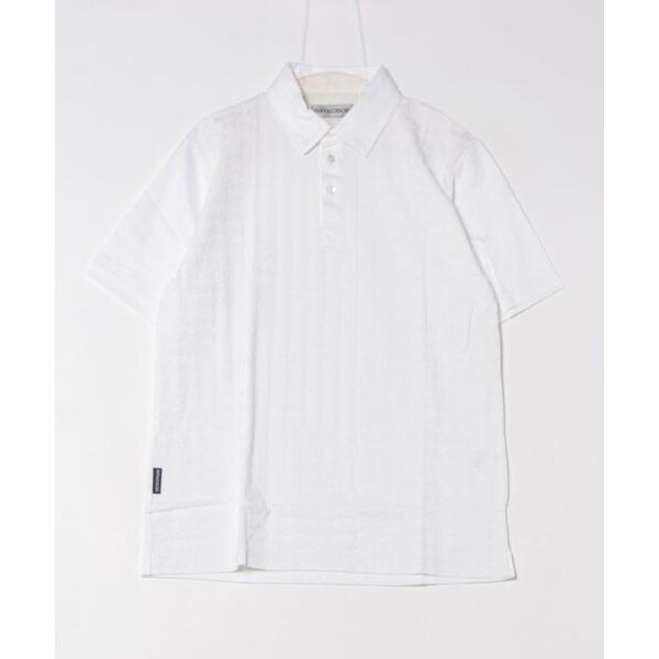 ポロシャツ 半袖 FAIRWAY-POLO(フェアウェイ-ポロ)ジャガード切り替えポロシャツ メンズ レディース
