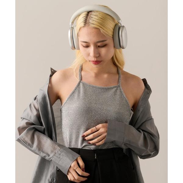 カップ付き キャミソール 「MAGASIN DE MODE Onjna」Glitter back cross camisole / ラメバッククロス カップ付きキャミソール DTK