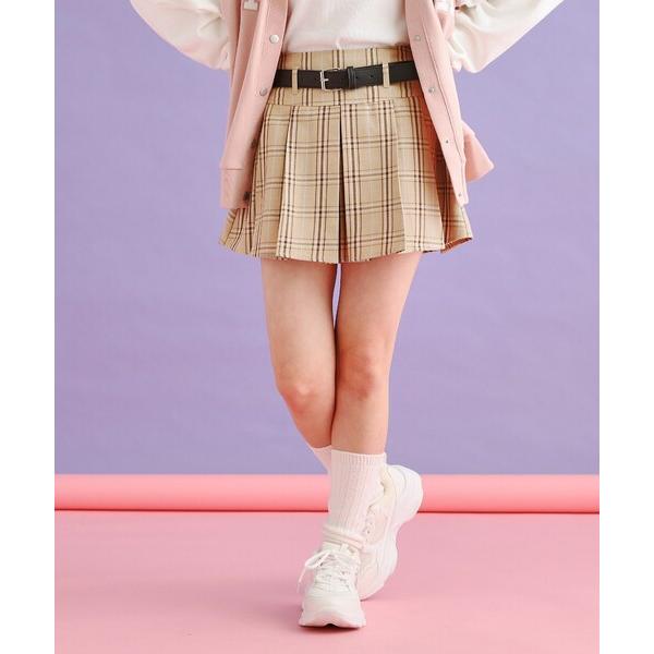 『タイムセール実施中』ZOZO問い合わせ番号:91374060ショップ:PINK-latte，ピンク ラテブランド:PINK-latte，ピンクラテ商品名:ベルト付きプリーツスカートカテゴリ:スカート>スカートブランド品番:319-7...