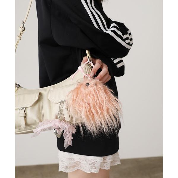 キーホルダー ふさふさぬいぐるみモチーフ キーホルダー チャーム 秋物 秋服 2026年秋冬