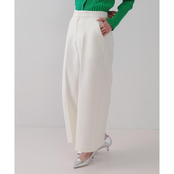 『タイムセール実施中』ZOZO問い合わせ番号:91475754ショップ:OPAQUE.CLIP，オペークドットクリップブランド:OPAQUE.CLIP，オペークドットクリップ商品名:ウールライクストレッチ ワイドクロップドパンツ【洗濯機洗い...