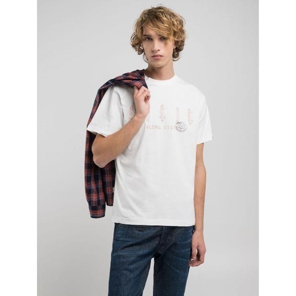 tシャツ コットンジャ−ジーHAWAIANプリントＴシャツ メンズ