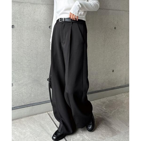 『タイムセール実施中』ZOZO問い合わせ番号:91545271ショップ:andme，アンドミーブランド:andme，アンドミー商品名:【新色追加】ツイルタックスラックスワイドパンツカテゴリ:パンツ>スラックスブランド品番:600244...