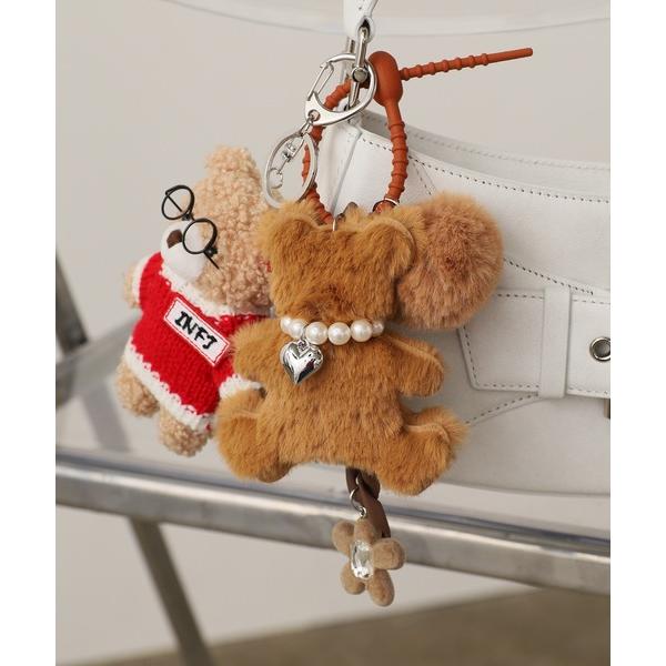 キーホルダー ふわふわ クマデザイン キーホルダー ぬいぐるみ 秋物 秋服 2026年秋冬