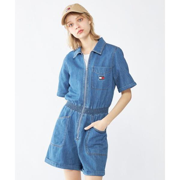 ワンピース デニムプレイスーツ