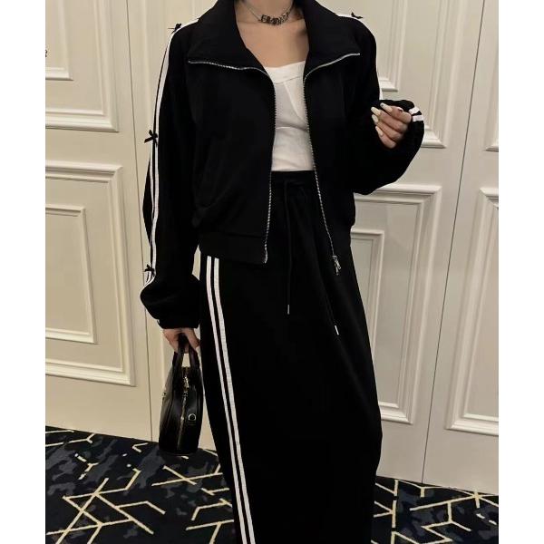 『セール実施中』ZOZO問い合わせ番号:91613942ショップ:Teem Store，チームストアブランド:Teem Store，チームストア商品名:セットアップ サイドラインリボンジャージ/サイドラインロングスカートカテゴリ:トップス&...