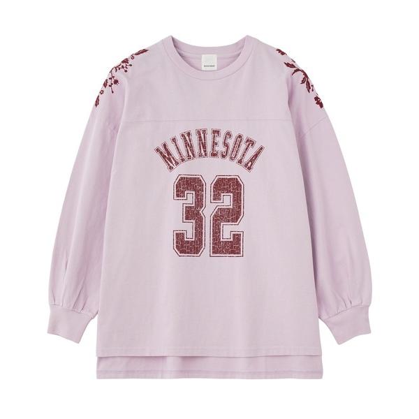 tシャツ ナンバリングエンブロイダリーT レディース