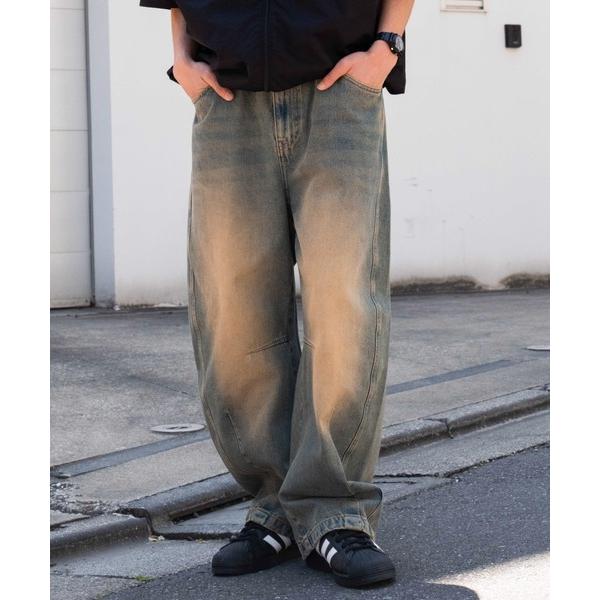 『タイムセール実施中』ZOZO問い合わせ番号:91744621ショップ:WEGO，ウィゴーブランド:WEGO，ウィゴー商品名:WEGO/イージーバレルレッグデニムパンツカテゴリ:パンツ>デニムパンツブランド品番:WE25SS01-M0...