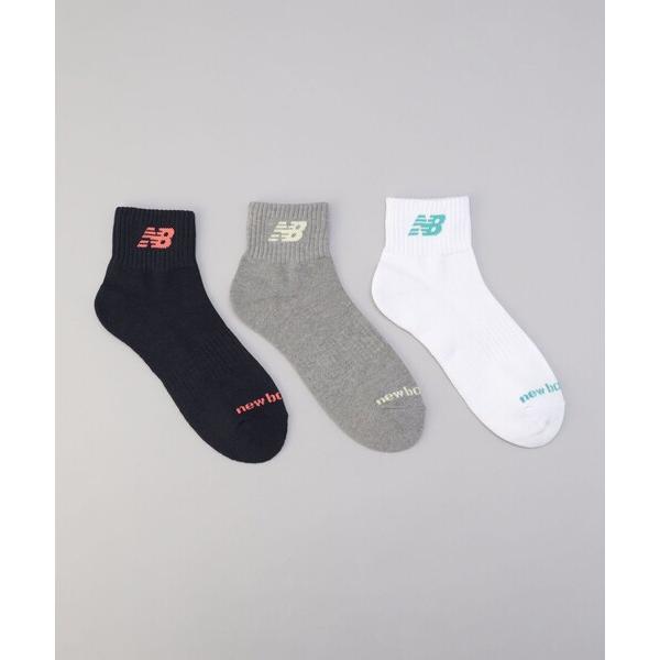 靴下 「３足セット」New Balance（ニューバランス）ミッドレングスソックスセット メンズ