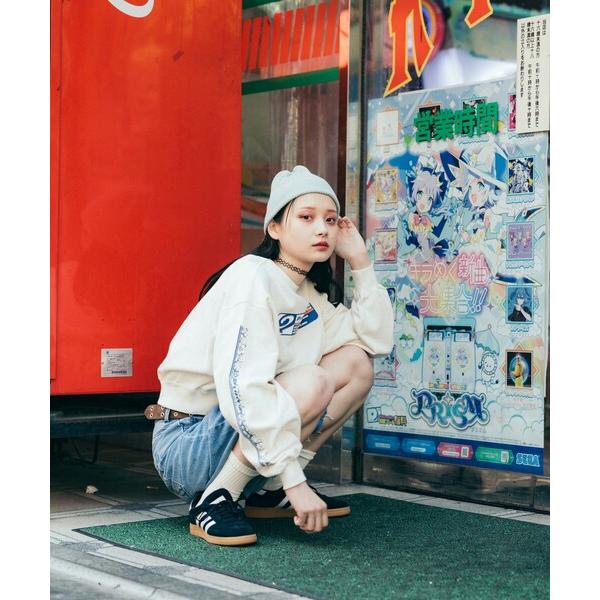 トレーナー スウェット PIKO × FREAK'S STORE/ピコ 別注 スクエアロゴ クルーネックスウェット レディース