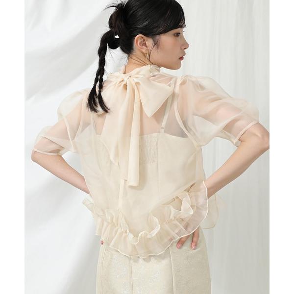 『セール実施中』ZOZO問い合わせ番号:91946235ショップ:Kana，カナブランド:Kana，カナ商品名:シアーボウタイリボン ブラウス ジャガードキャミワンピ 3点セット パーティー ドレス 結婚式 お呼ばれ オケージョンカテゴリ:...