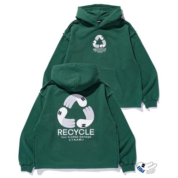 パーカー XLARGE×Blu Boy HOODED SWEATSHIRT メンズ レディース