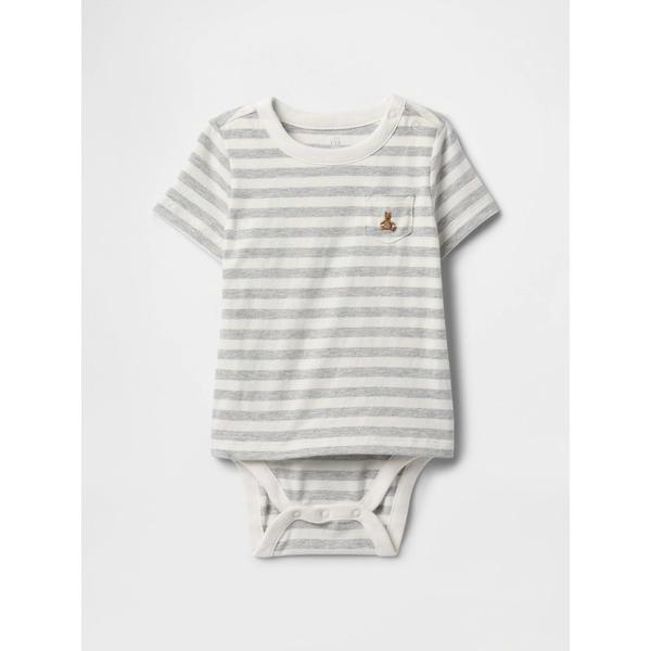 『セール実施中』※このアイテムは返品・交換対象外商品です。ZOZO問い合わせ番号:92013222ショップ:GAP，ギャップブランド:GAP，ギャップ商品名:Tシャツ ボディスーツ 半袖ボーダー  (ベビー)カテゴリ:ママ＆ベビー>ロ...