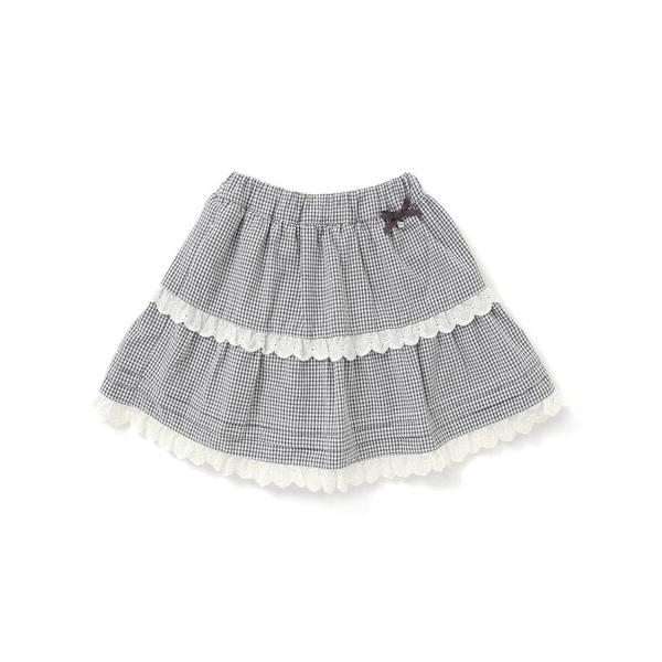 『タイムセール実施中』ZOZO問い合わせ番号:92014207ショップ:BEBE ONLINE STORE，ベベ オンラインストアブランド:SLAP SLIP，スラップスリップ商品名:【お揃い】レースイチゴ柄チェックスカパン(90~130c...